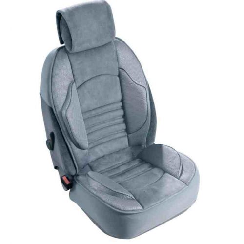 Couvre siege Grand Confort Airbags Lateraux Maille respirante avec Elasto system Gris Couvre siege Grand Confort Airbags Lateraux Maille respirante avec Elasto system Gris