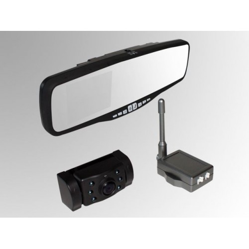 Autres accessoires Autres accessoires Eufab EUFAB Camera de recul sans fils Pro User ecran integre au retroviseur kit mains libr