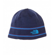 Bonnet The north face Logo Laine merinos merinos unisex Bleu