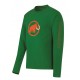 Tee shirt ML Mammut Gros Logo Tee Ts cotton homme Vert