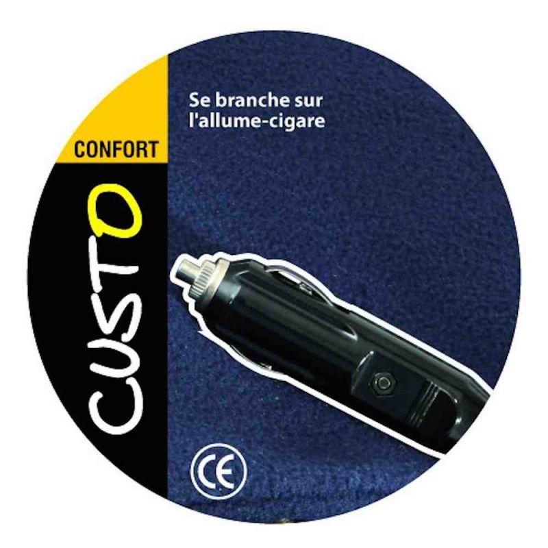 Couverture chauffante Custo Branchement allume cigare 12V pour Auto  Camping-car Camping-car Accessoire Confort