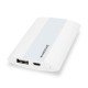 Batterie Iphone Smartphone Portable MINI Blanc Powergo 3000 mAh