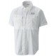 Chemise CASCADES EXPLORER MC Columbia Anti Uv Homme Blanc