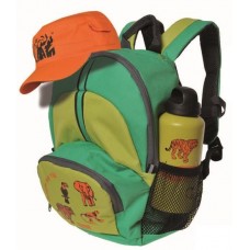 FRENDO Kit de la jungle 7L Sac a dos casquete gourde enfant 1263 vert