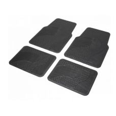 Tapis Auto CAOUTCHOUC 2 avts+2 arrieres Kamikaze Universel Decoupable