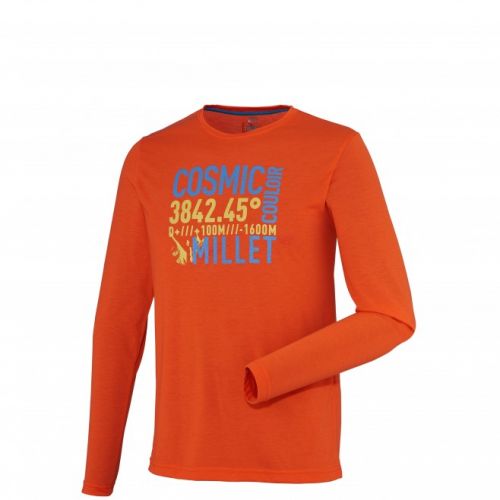 T-Shirt Millet COULOIR TS ML Graphisme Homme Orange