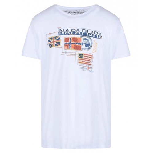 Napapijri T-Shirt homme Sapriol blanc