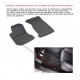 Tapis Auto R9 Cabriolet Renault 2avt+1arr Moquette LUXE GT 750g/m2 De 09/81-01/88._noir