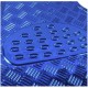 Tapis Auto CAOUTCHOUC 2 avts+2 arrieres Tuning metal Bleu Universel