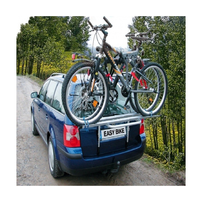 Porte velo Eufab EUFAB Porte velo 2 velos Easy bike pour grand hayon et  break 11427